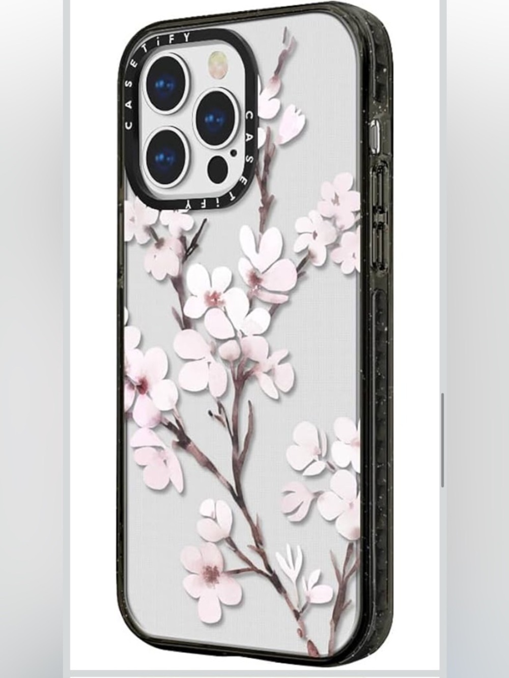 Casetify Floral Cherry Blossom Durable Clear Phone Case for iPhone 15 Pro Max - Picture 2 of 11